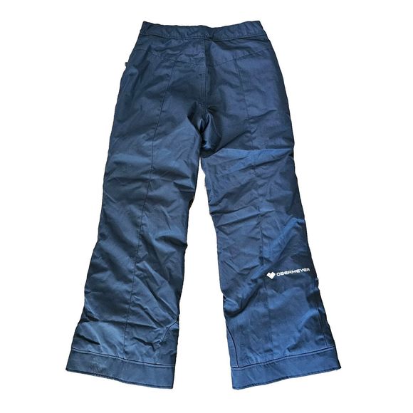 OBERMEYER Snow/Ski Pants Size Teen Medium Extended Wear System Black Zip Pockets - Picture 4 of 4